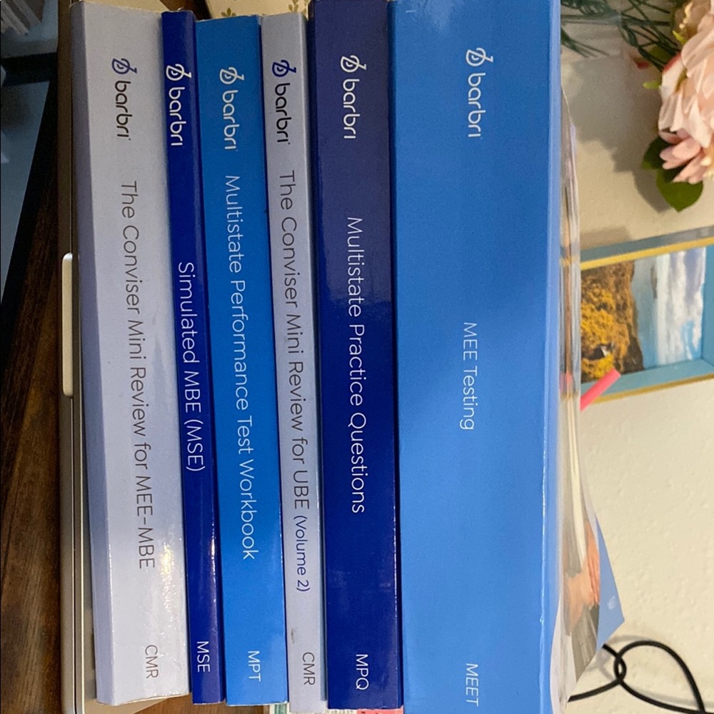 Barbri Law Exam Preparation Books Set
